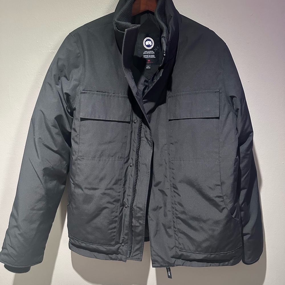 Canada Goose Men's Charcoal Puffer Jacket